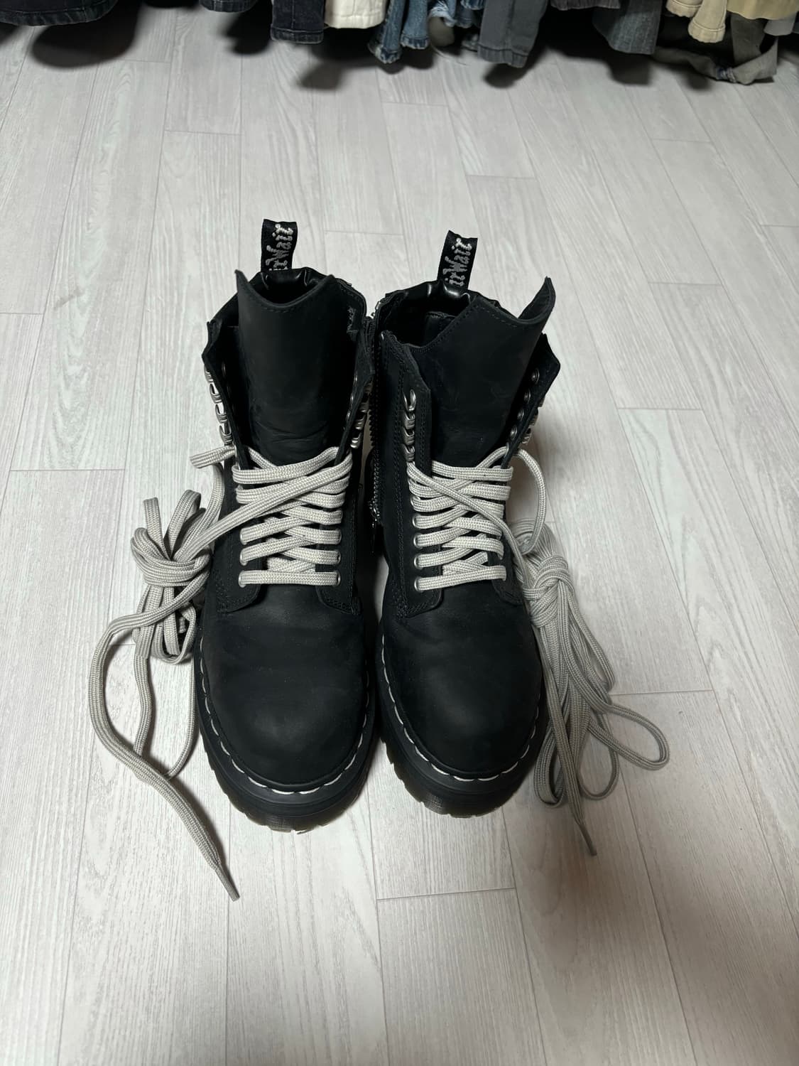 닥터마틴x릭오웬스 스틸토 230 uk4 상품이미지1