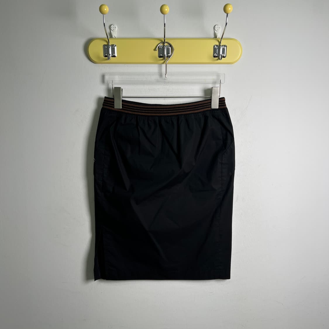 버버리 블루라벨 블랙 드로우코드 스커트 38 상품이미지2