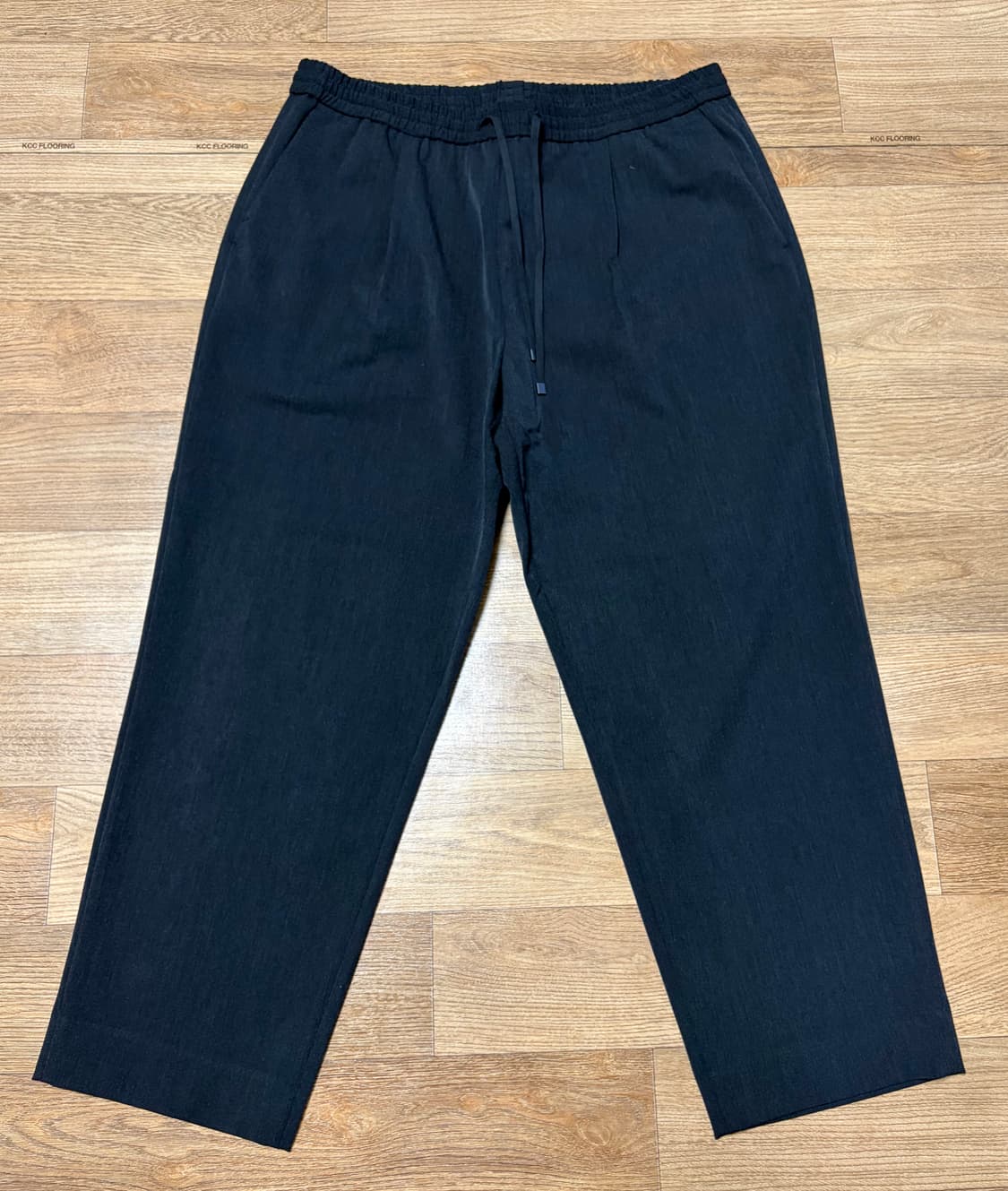 36in)일괄 무신사 와이드 이지 밴딩크롭 슬랙스 상품이미지3