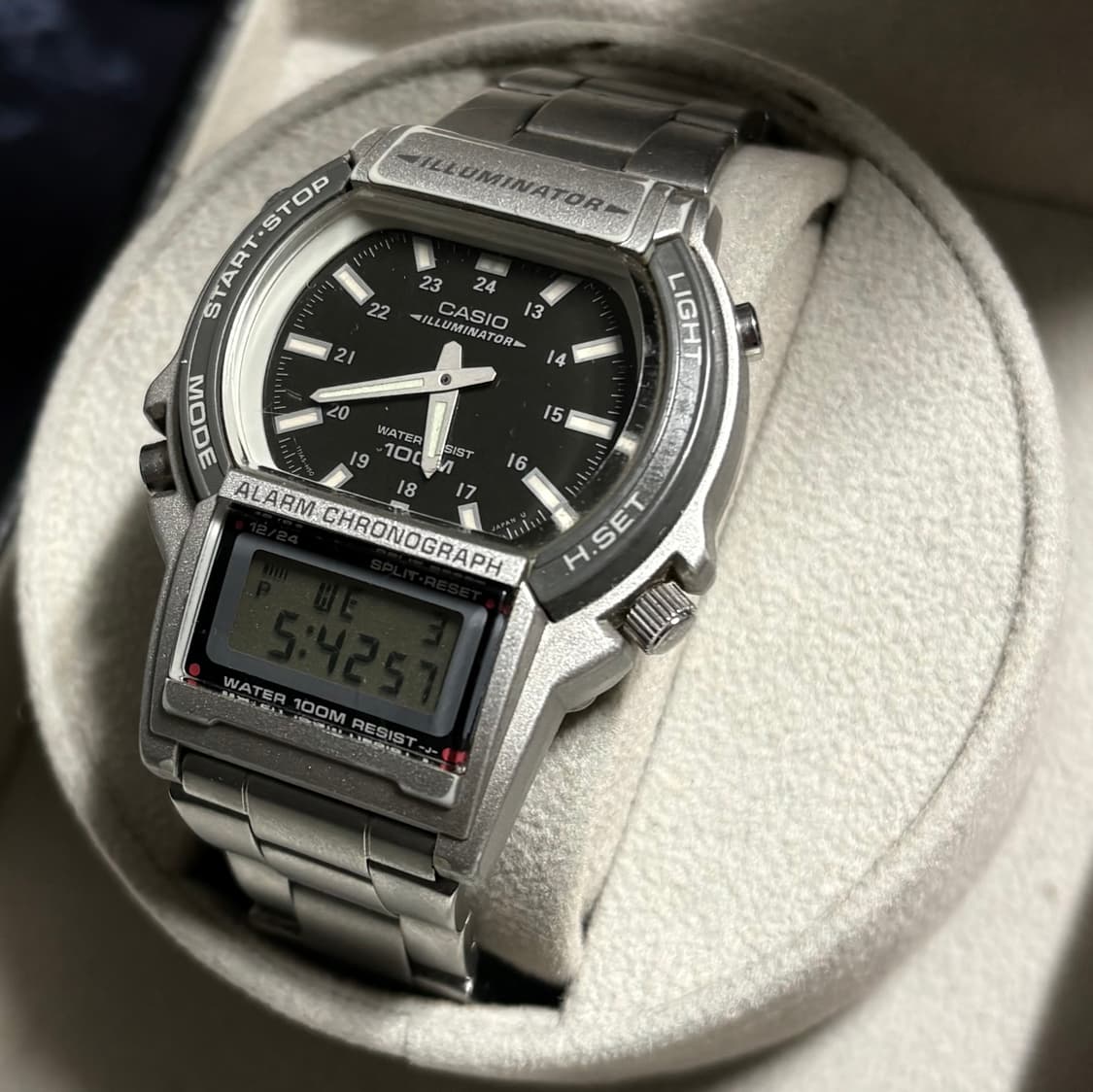 90s’ 카시오 AW-61 빈티지 아나디지 시계 상품이미지2