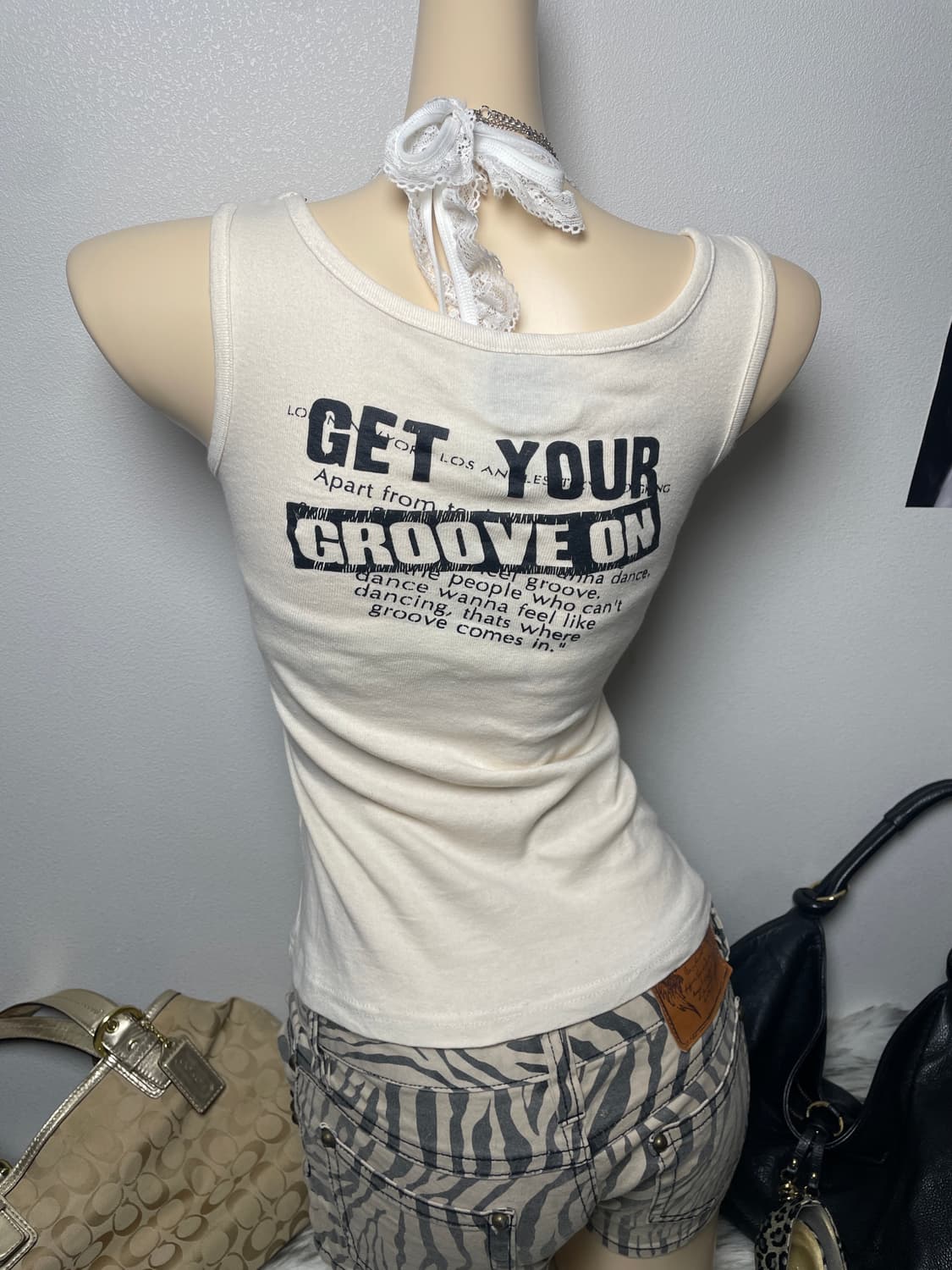 Prive joke Y2k 와투케 나시탑 상품이미지2