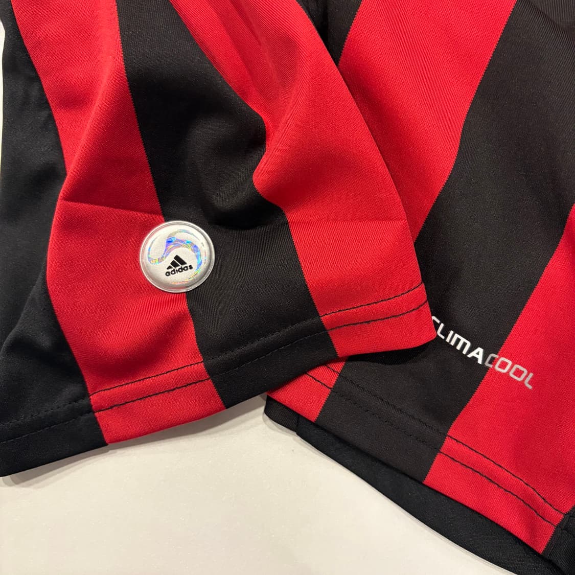 [M] 아디다스 09-10 AC밀란 축구 유니폼 반팔 D395 상품이미지6