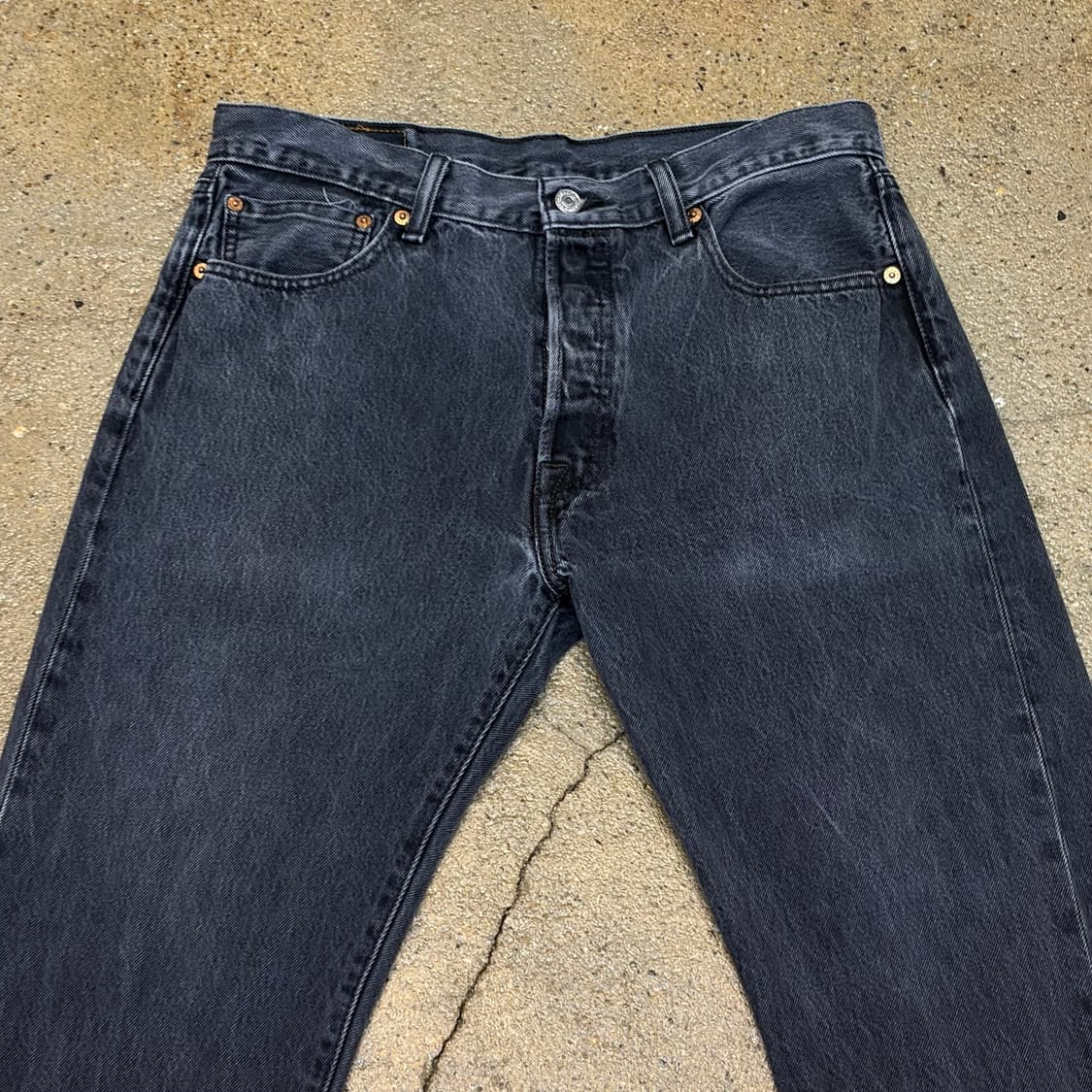 미국 빈티지 리바이스 501 블랙진 청바지 상품이미지2