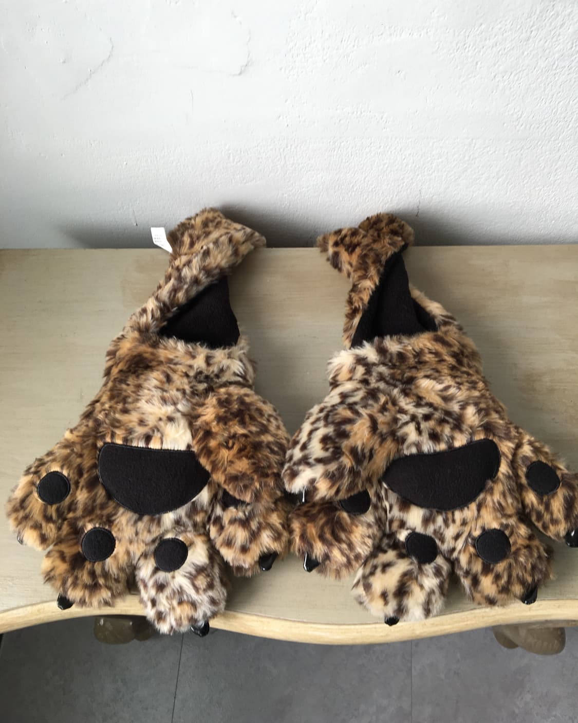 leopard glove muffler 상품이미지1