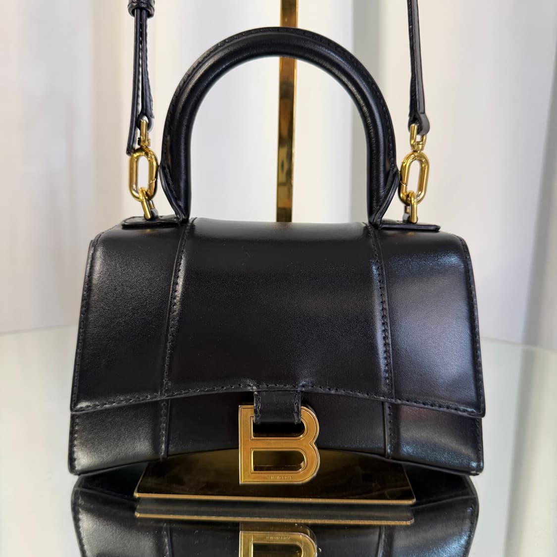 발렌시아가 아워글래스 탑핸들 토트백 XS 상품이미지2