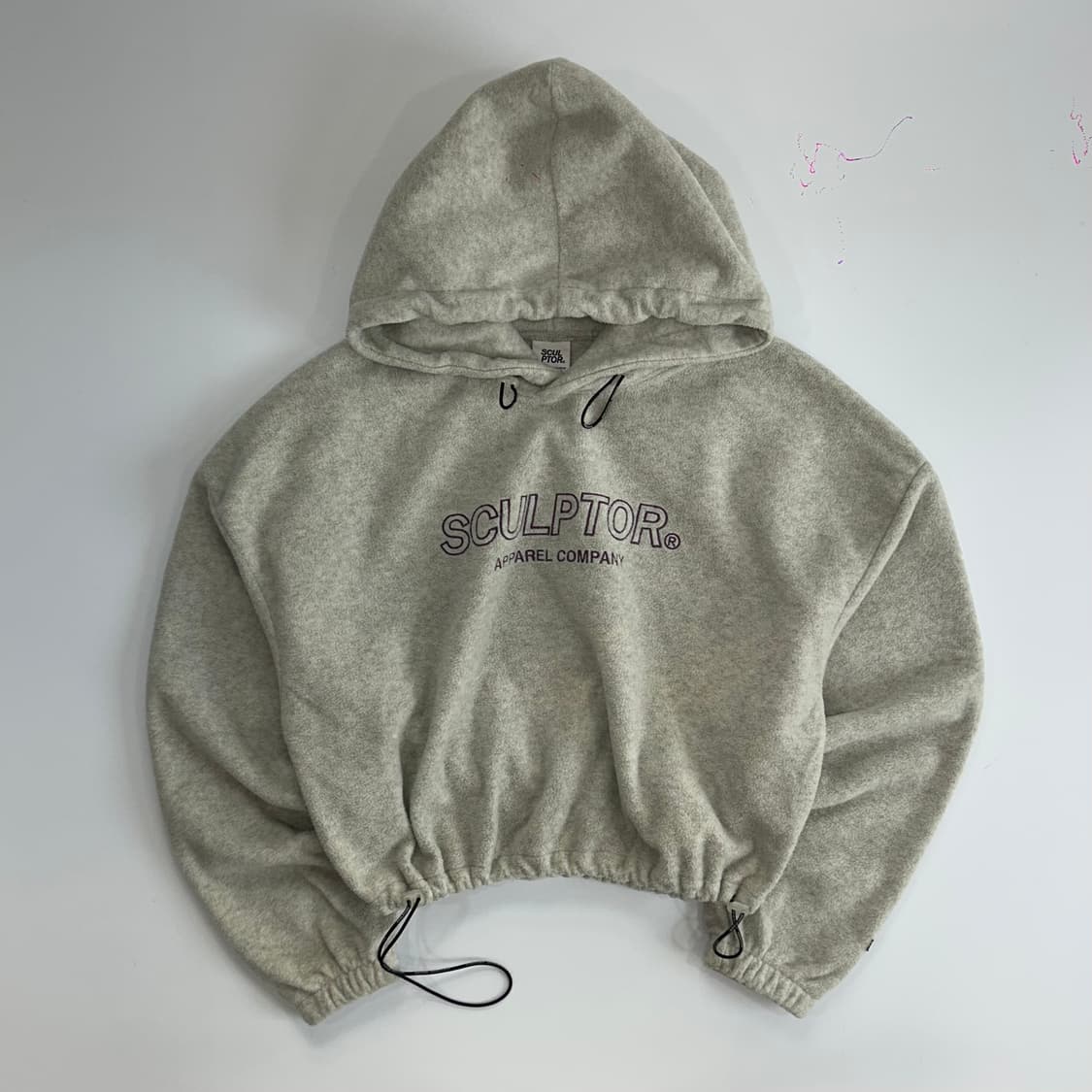 Sculptor 스컬프터 멜란지 후리스 후드티 상품이미지3