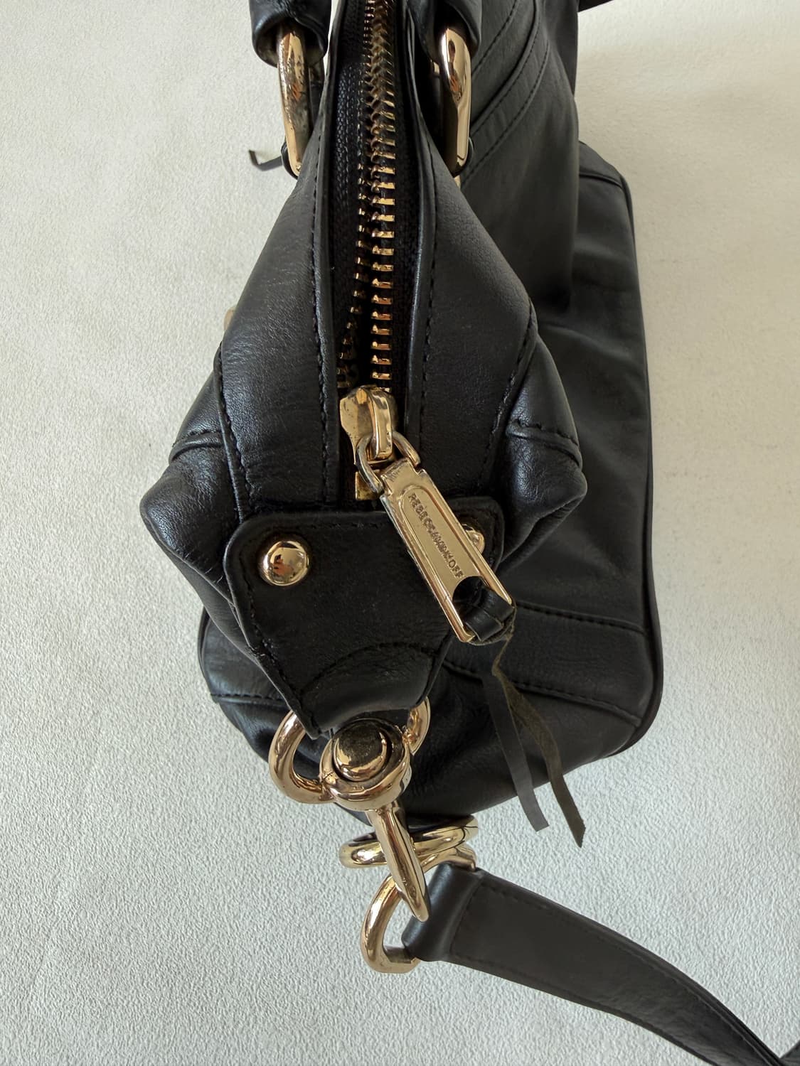 Pre owned 레더 토트 크로스백 상품이미지7