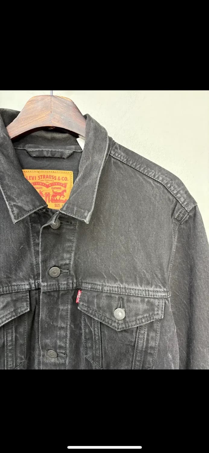 리바이스 블랙데님 트러커 자켓 H1629 상품이미지3