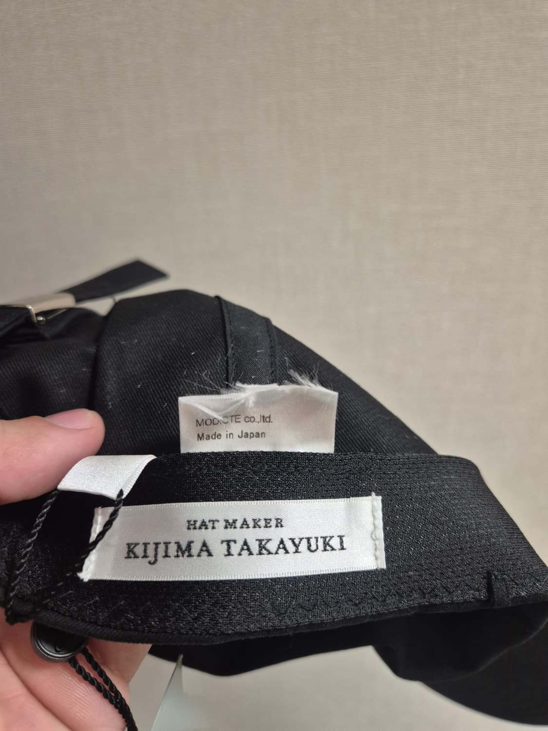 [새상품] 키지마타카유키 COTTON GABA 6PANEL CAP 상품이미지4