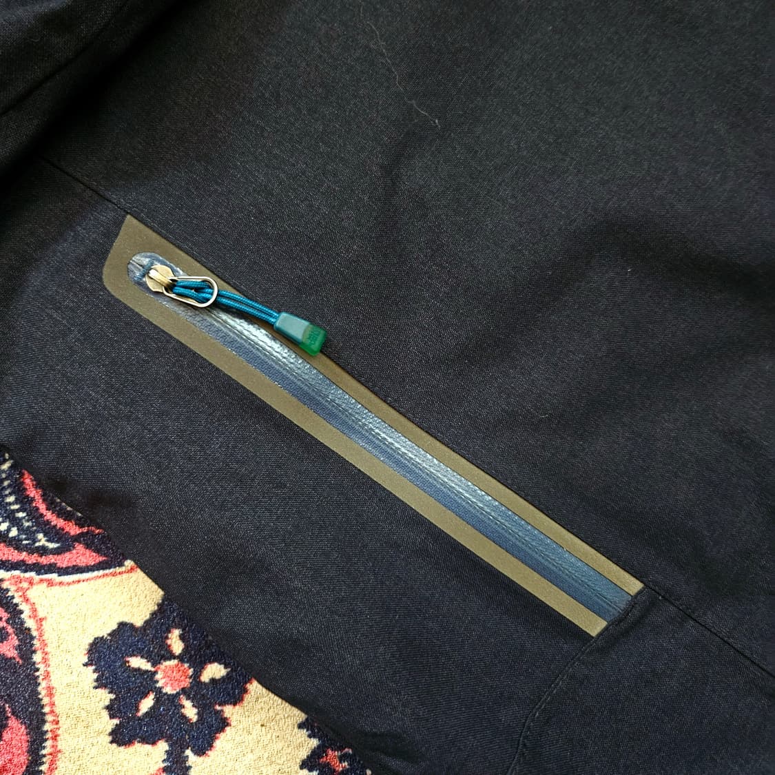 노스페이스 블루 에스닉 블럭 바람막이 자켓 L size(100-105) 상품이미지7