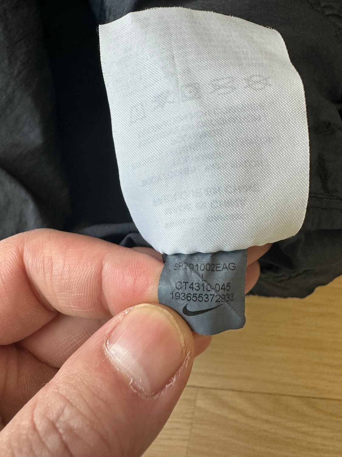 나이키 x 스투시 윈드러너 자켓 오프 느와르 L 상품이미지6