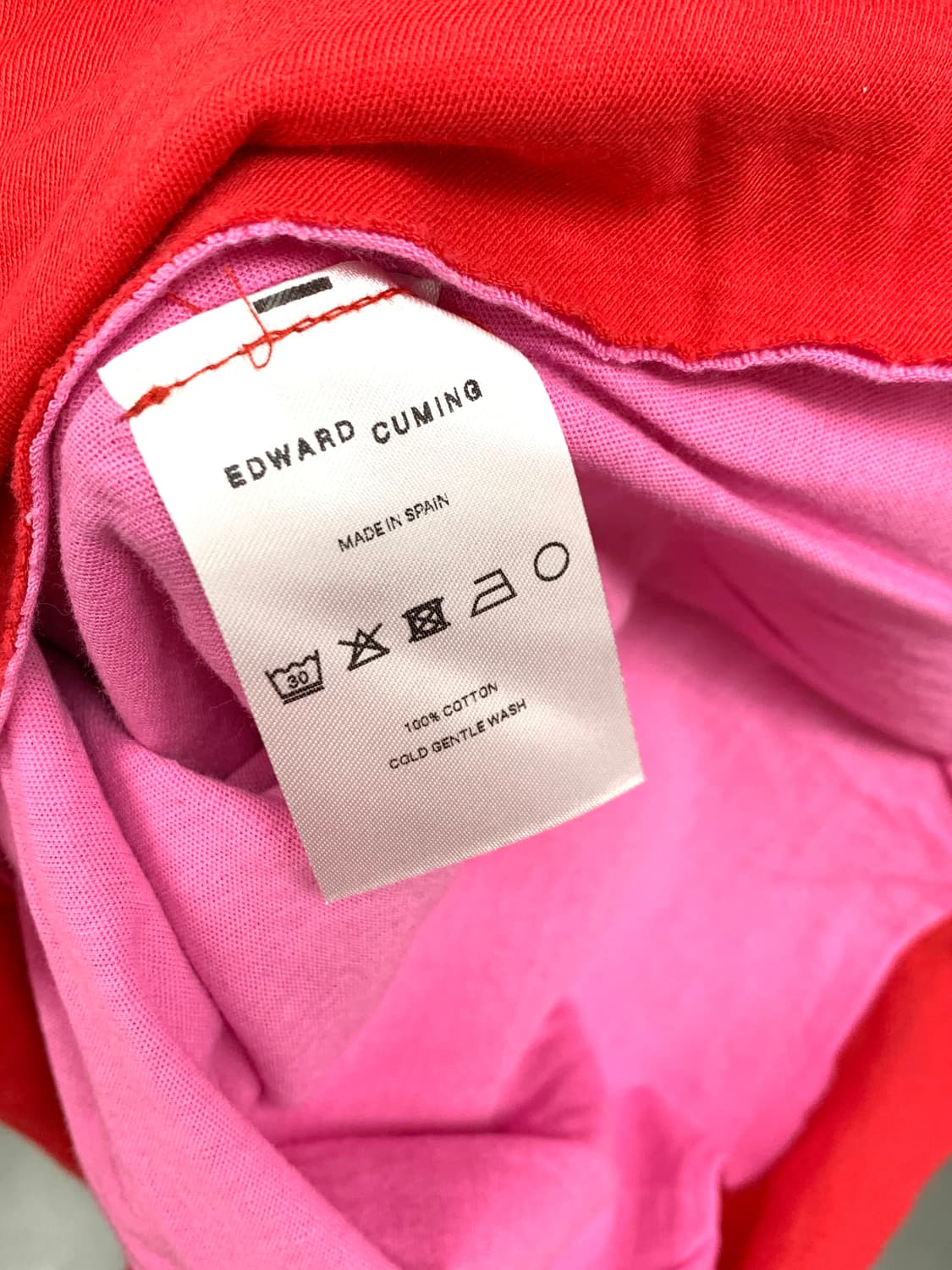 Edward Cuming_레드 & 핑크 써클 티셔츠 상품이미지6