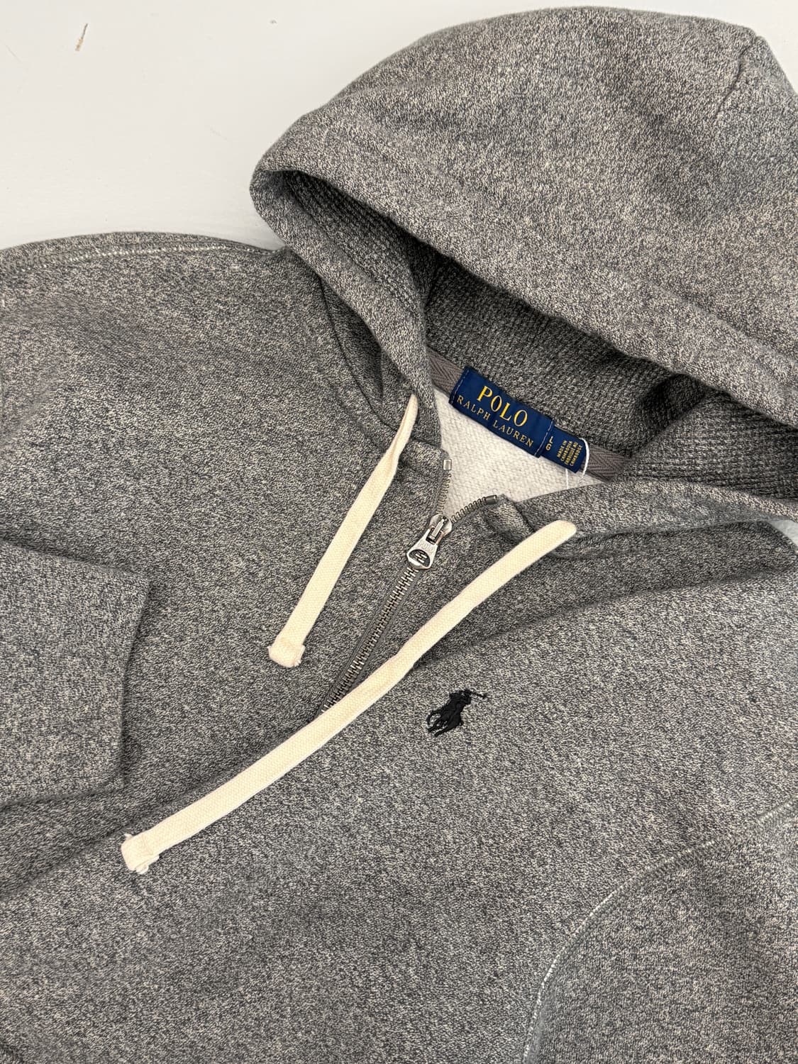 폴로 랄프로렌 루즈핏 신형 그레이 스웻 후드집업 상품이미지3