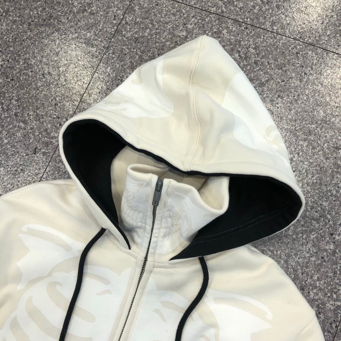 밴슨 본 스켈레톤 넥워머 후드집업 상품이미지3