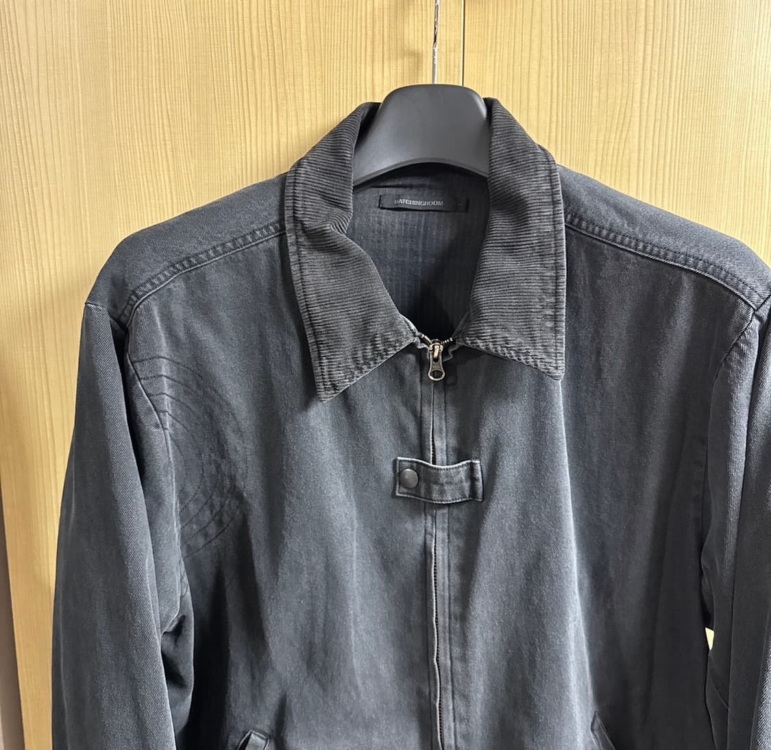 [5] 해칭룸 데님 워크자켓 차콜 상품이미지2