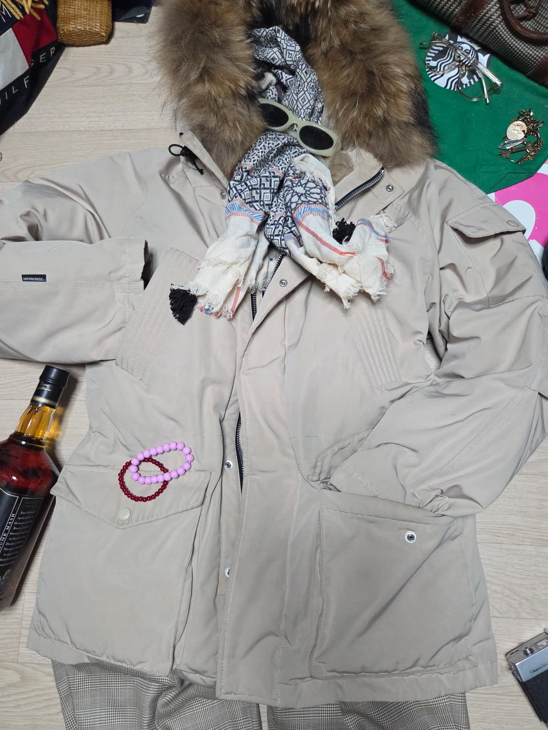 UNIFORM BRIDGE 오리털 패딩 다운 자켓 상품이미지5