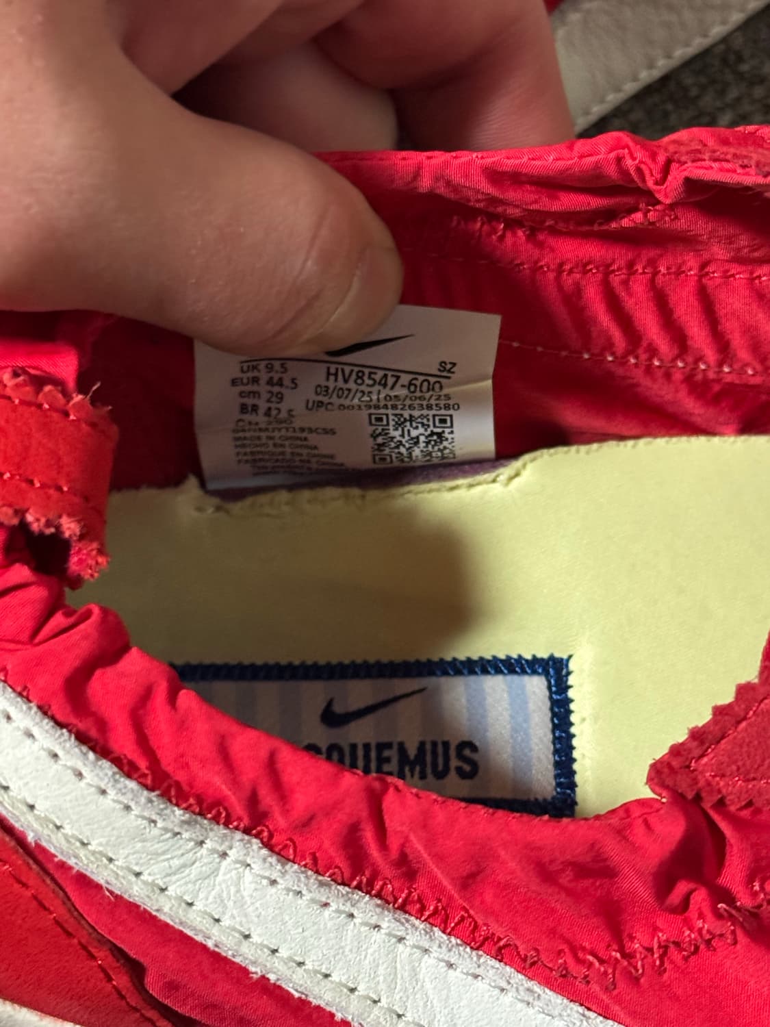 나이키 자크뮈스 문슈즈 레드 290 상품이미지6