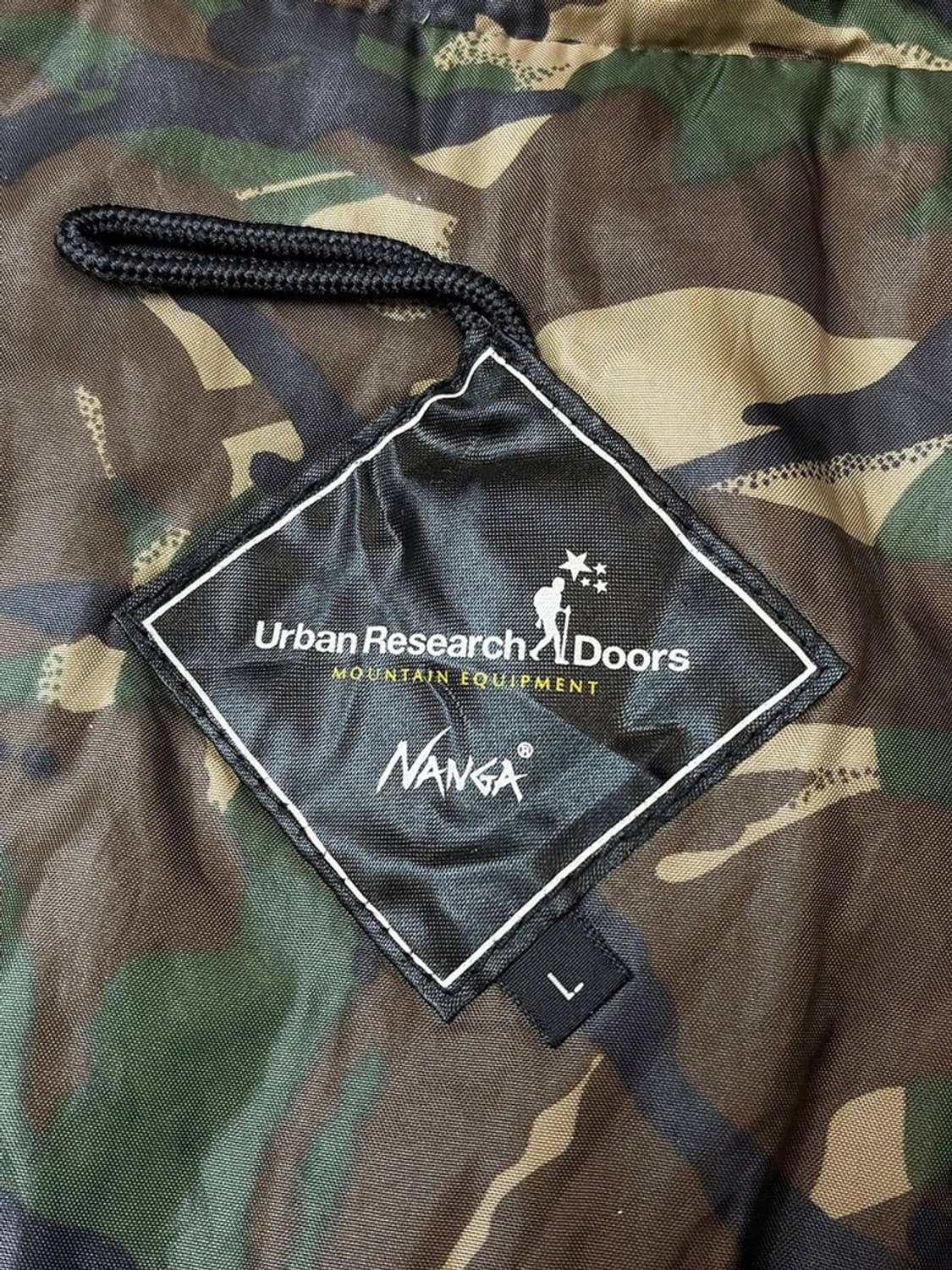 어반리서치도어스 x 난가 이너 카모 풀집 후드 패딩 PN5305 상품이미지8