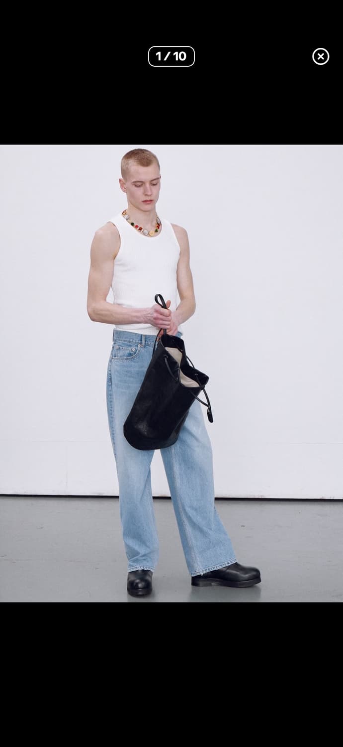 렉토 90S 릴렉스 배기 데님진 상품이미지1