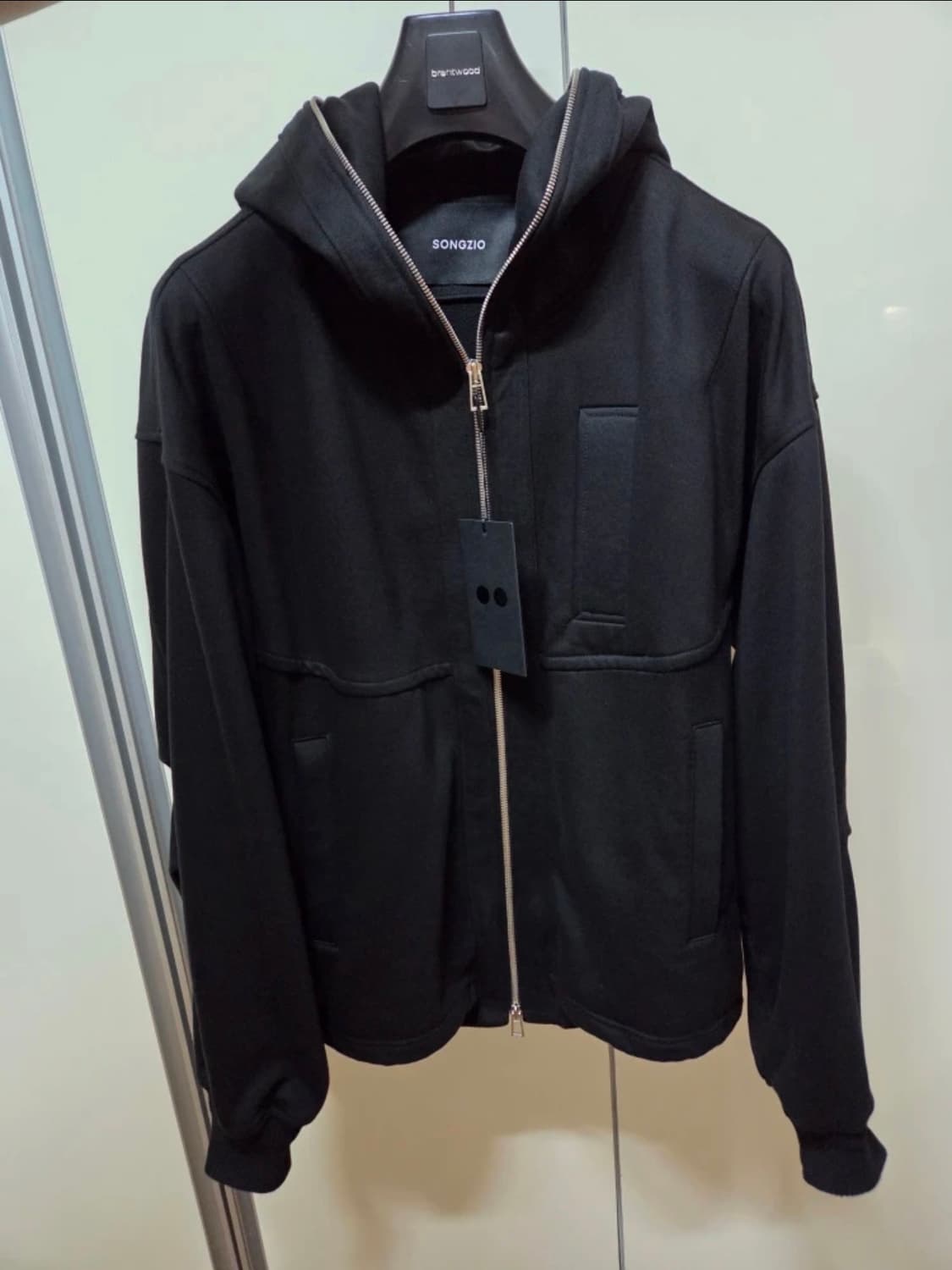 송지오 자수 후드집업 상품이미지1