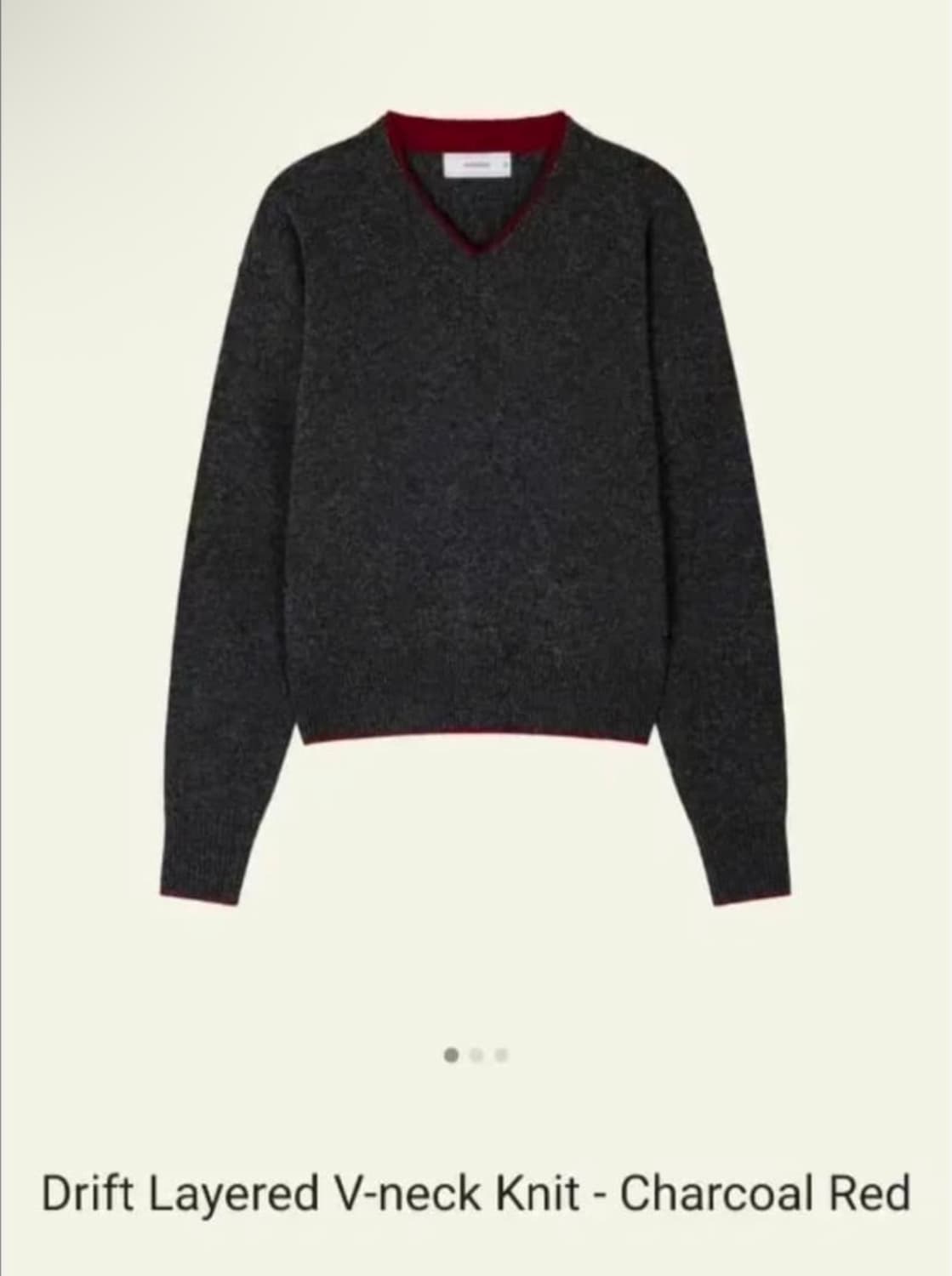 웨이비니스 드리프트 레이어드 니트 1 상품이미지1