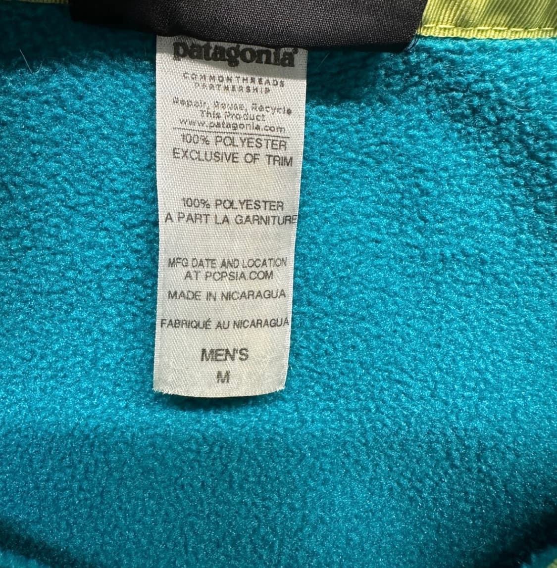 파타고니아 신칠라 빈티지 터콰이즈블루 M 상품이미지5