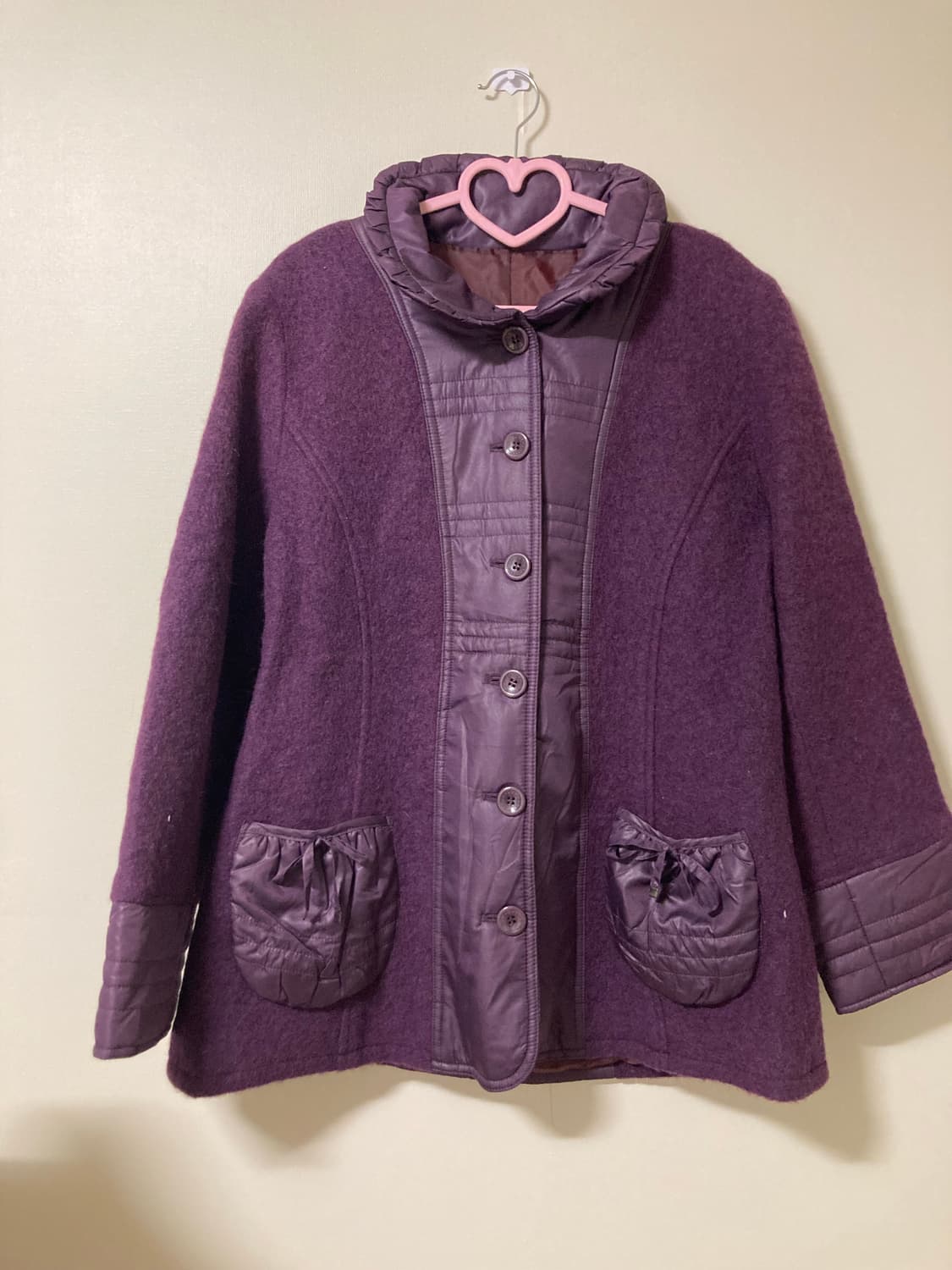 미사깔 둥근카라 자켓 상품이미지1