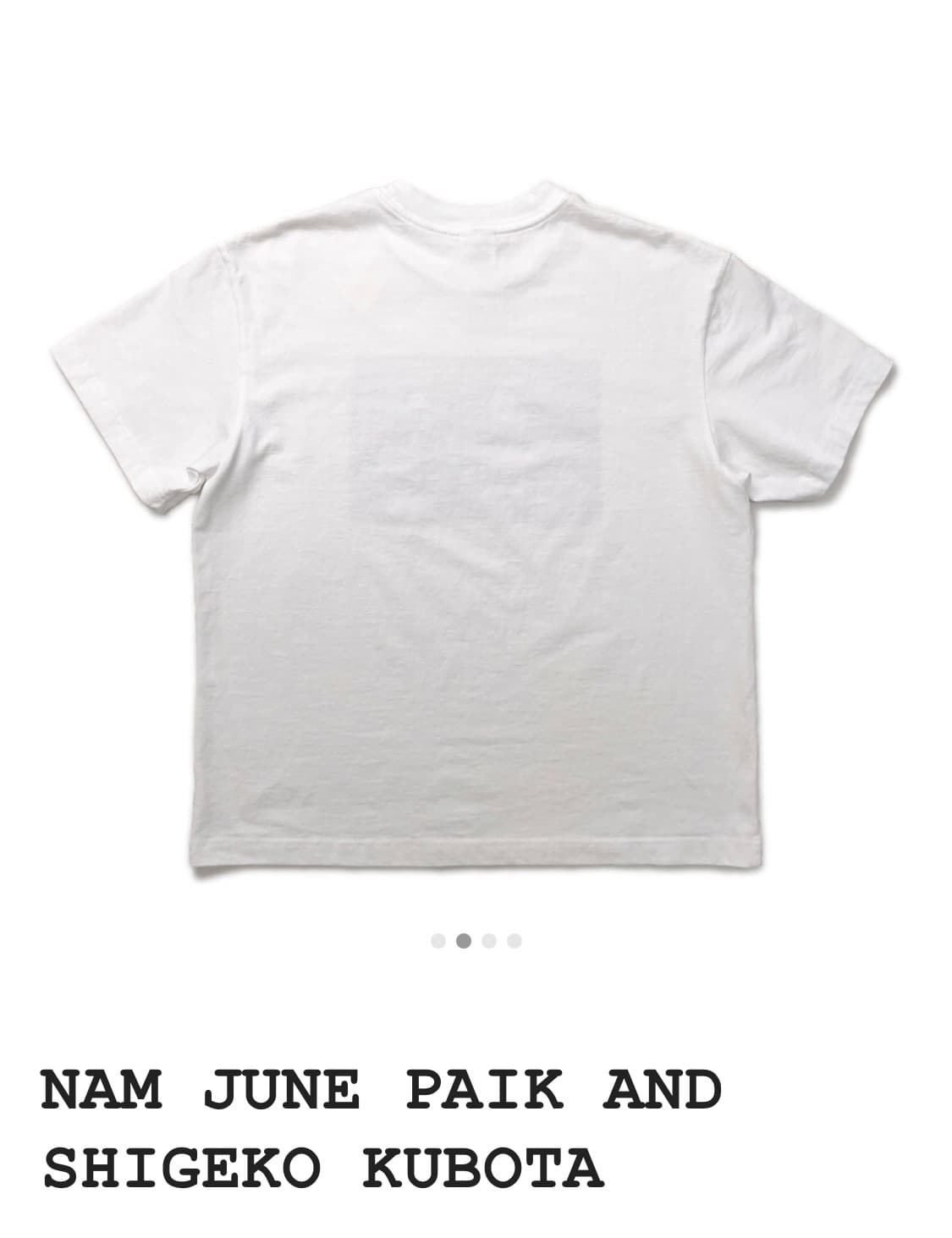 77c 백남준 티셔츠 XL 상품이미지2