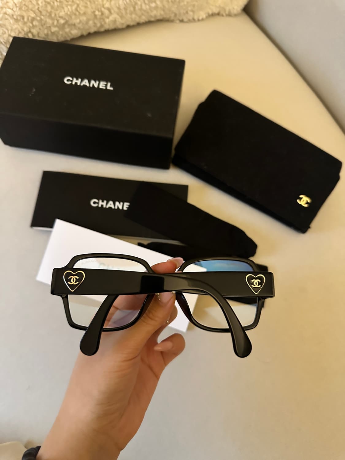 샤넬 하트 로고 안경 A71470 54N 상품이미지1