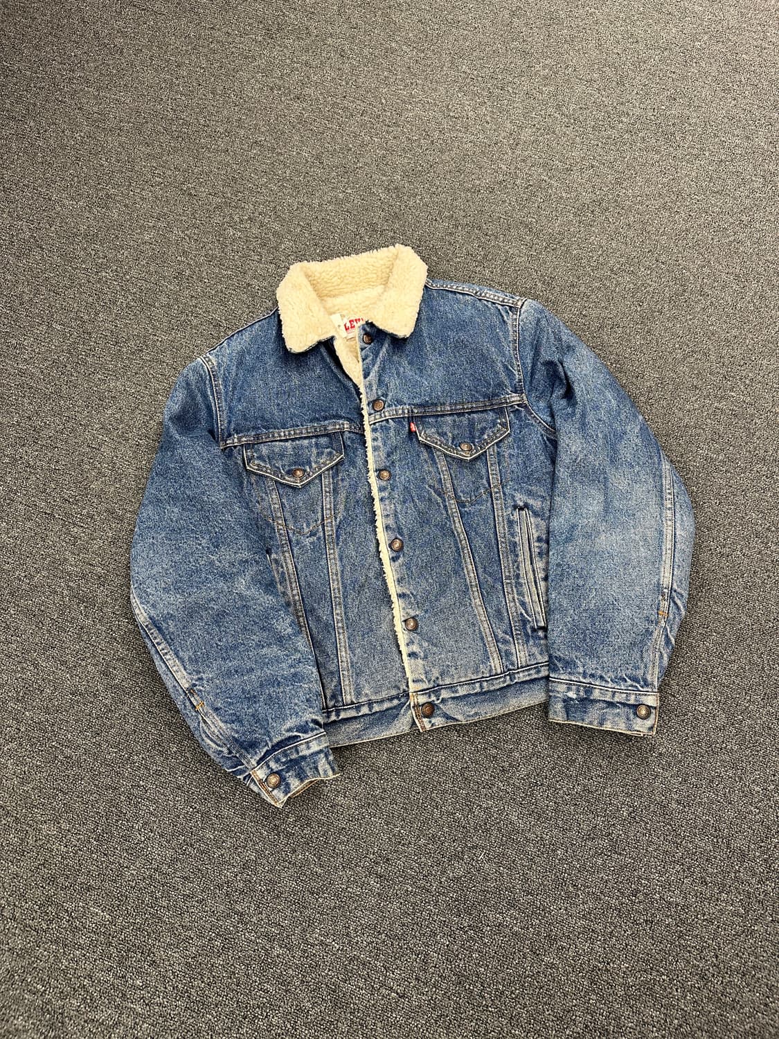 80s 리바이스 셰르파 트러커 데님자켓 상품이미지1