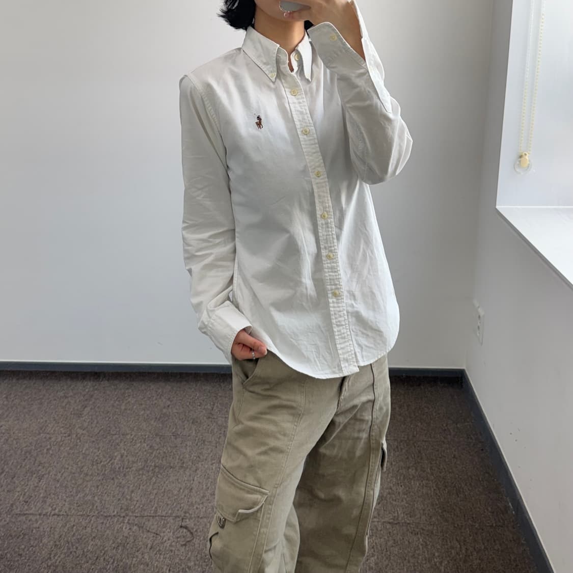 Polo 폴로 멀티포니 아이보리 셔츠 상품이미지2