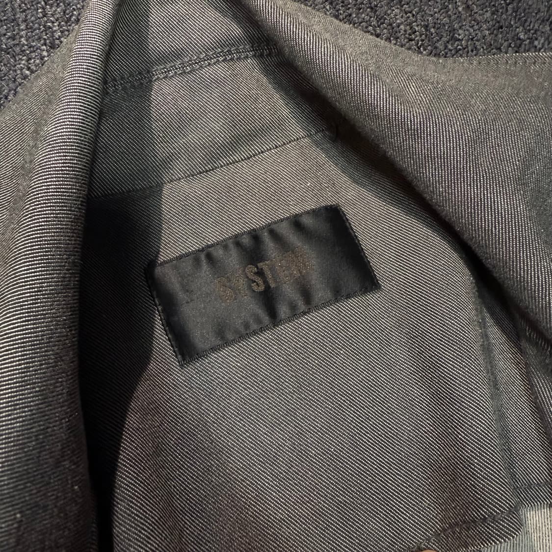 시스템 그레이 라이더자켓 상품이미지9