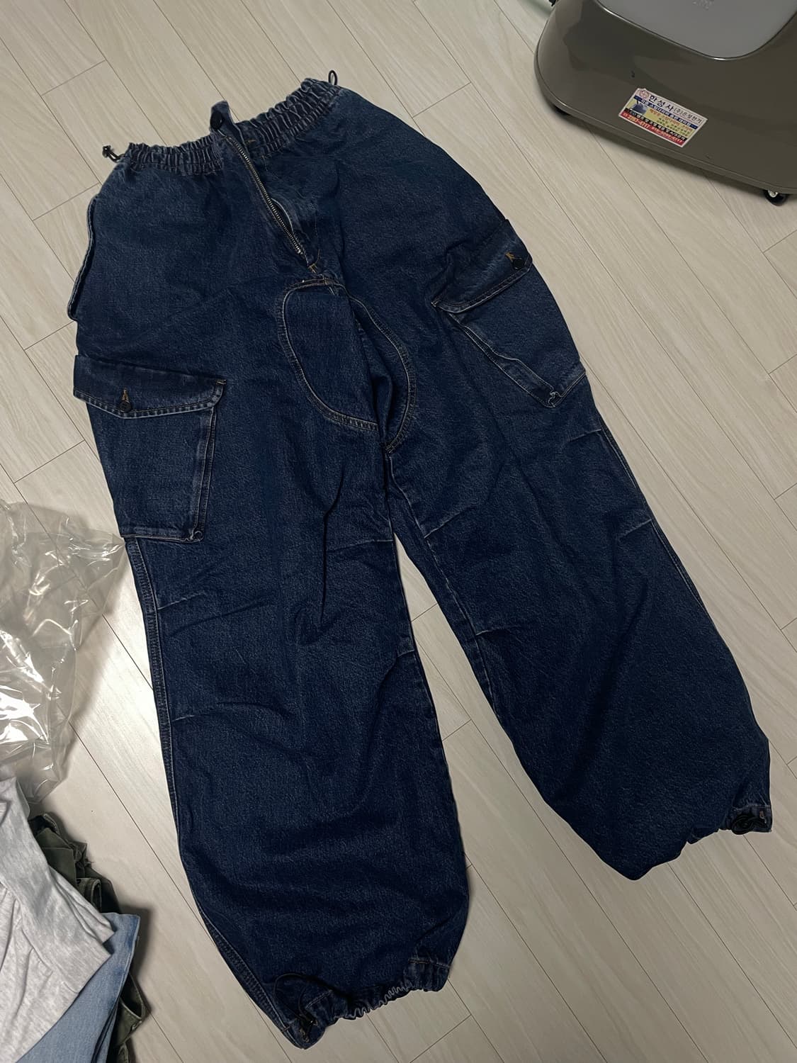 RAEY 배기 카고 데님 팬츠 상품이미지6