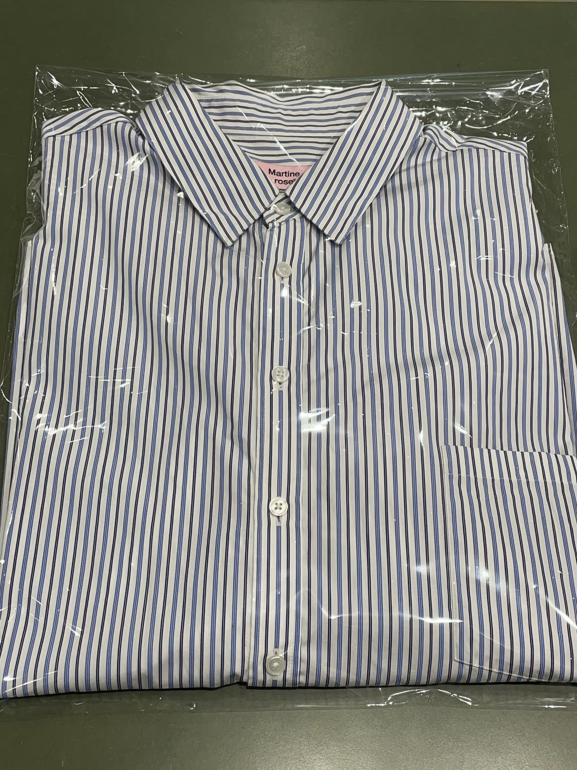 마틴로즈 오버사이즈 스트라이프 셔츠 상품이미지6