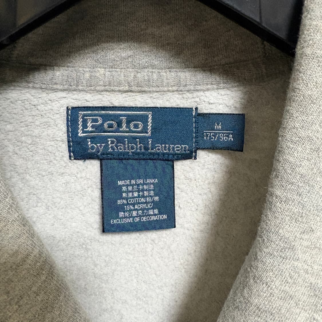 폴로 랄프로렌 기모 숄카라 스웻 가디건 / 그레이, M 상품이미지4