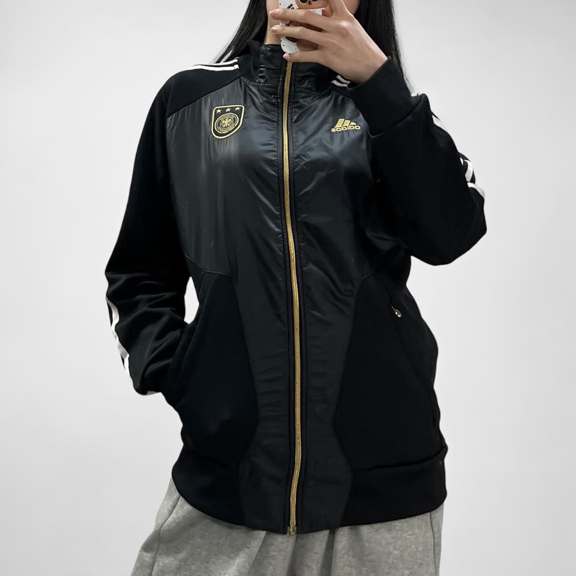 아디다스 독일 트랙탑 져지 블랙 골드 상품이미지1