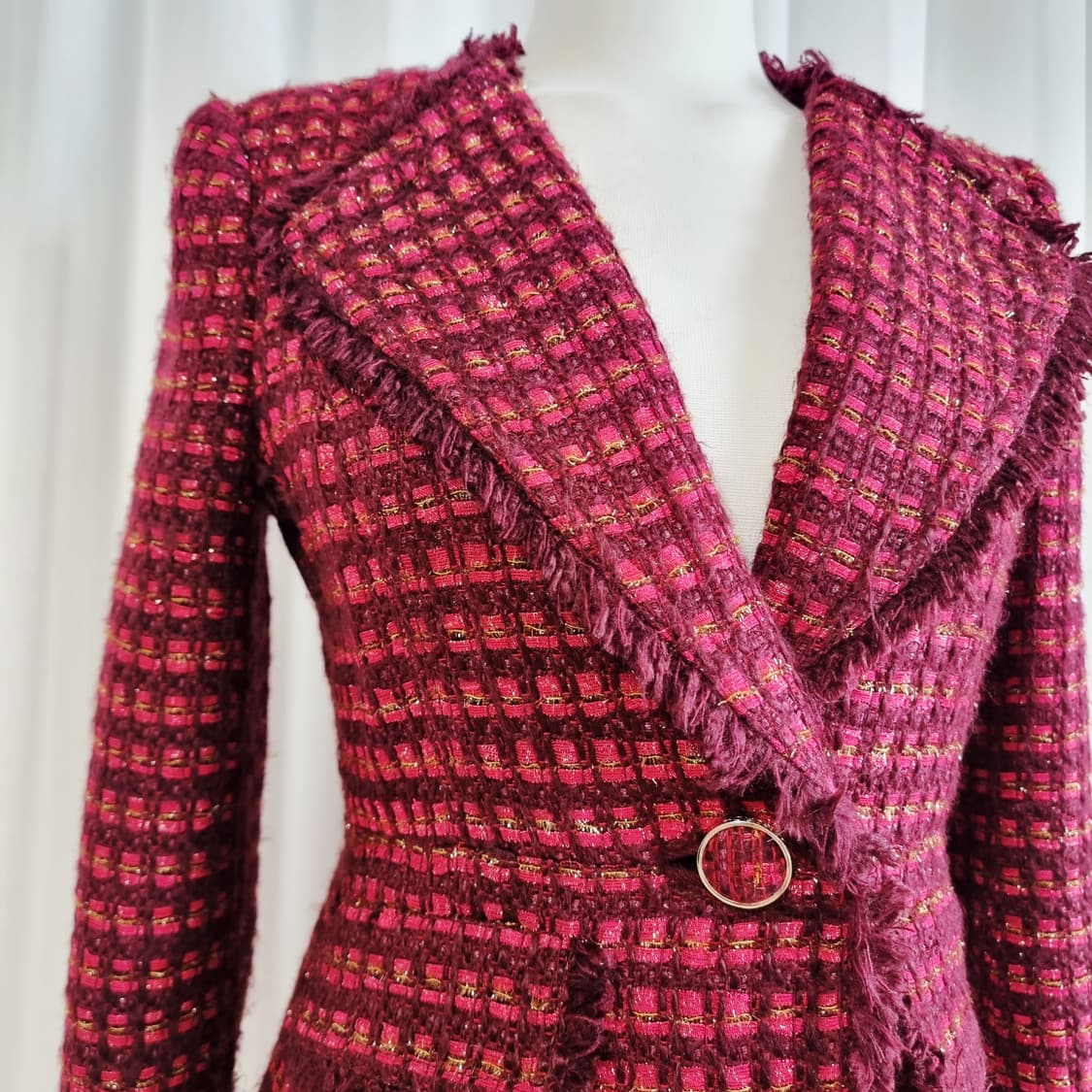 토리버치 트위드 시퀸 자켓 (55) 상태굿 상품이미지4