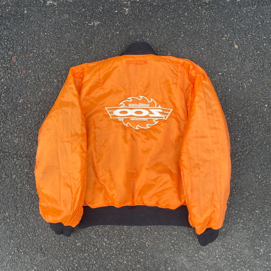 90s 일판 ZOO 92년 ya ya 한정판 리버시블 양면 항공잠바 XL 상품이미지2