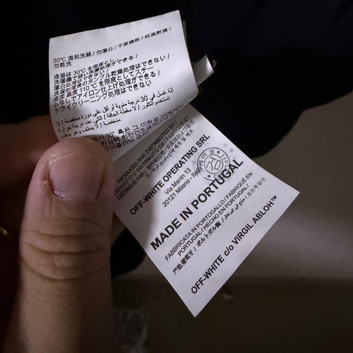 오프화이트 20SS 오버핏 티셔츠 L (프리) 상품이미지7