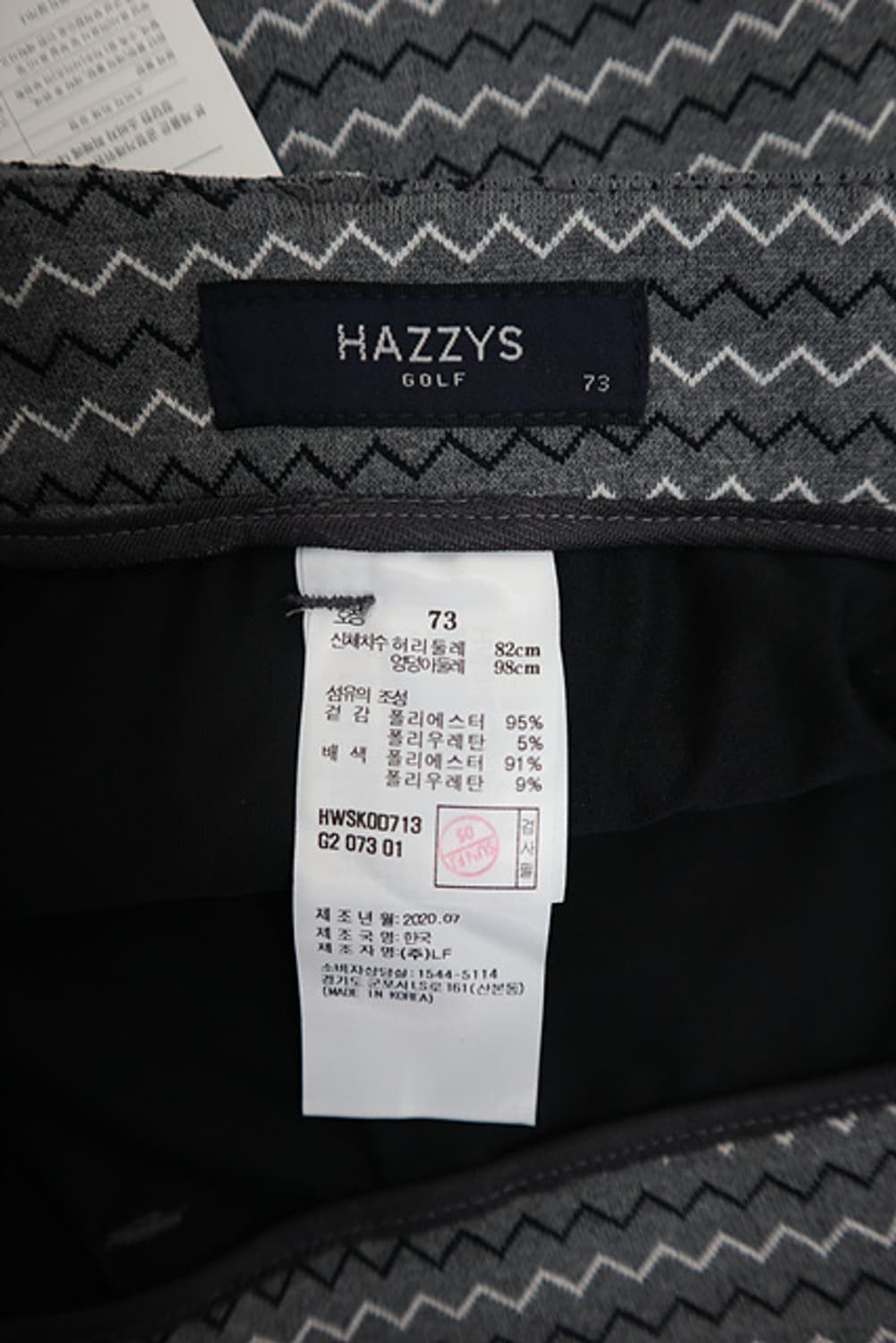 여성 헤지스 골프 스커트 치마 속바지 미사용제품 상품이미지6