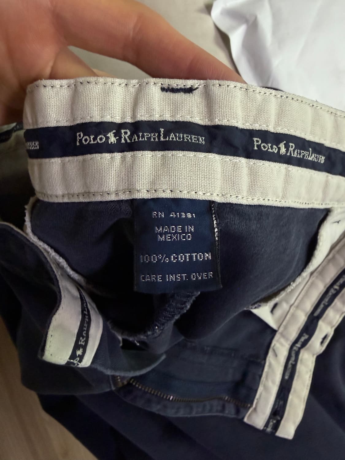 90's polo andrew chino pant navy 상품이미지3