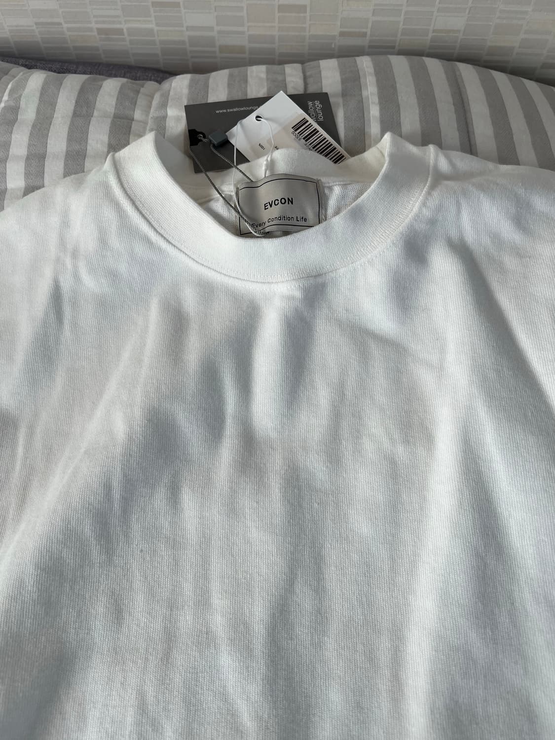 EVCON 우먼스 WIDE S/ST SHIRT 1사이즈 상품이미지3