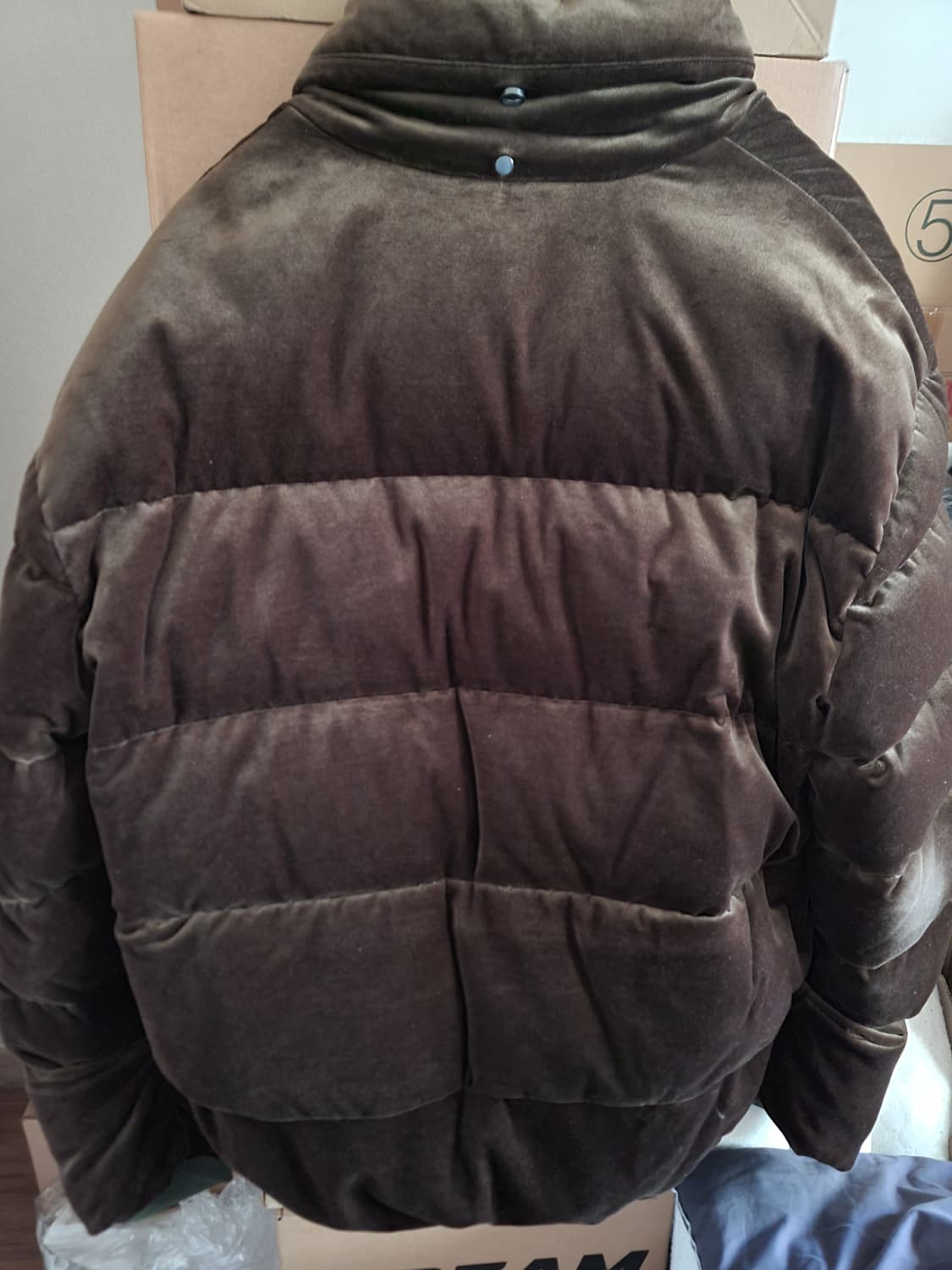 [교환]우영미 벨벳 턴업 패딩 46 ->노스페이스 프로젝트 다운 XL 상품이미지8