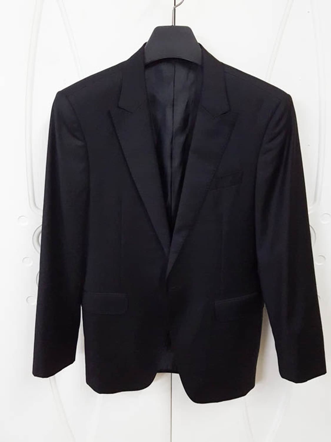 솔리드옴므 남성 피크드 싱글 자켓 블랙 M 상품이미지1