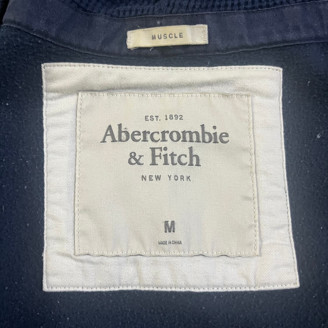 아베크롬비 후드집업 네이비 상품이미지6