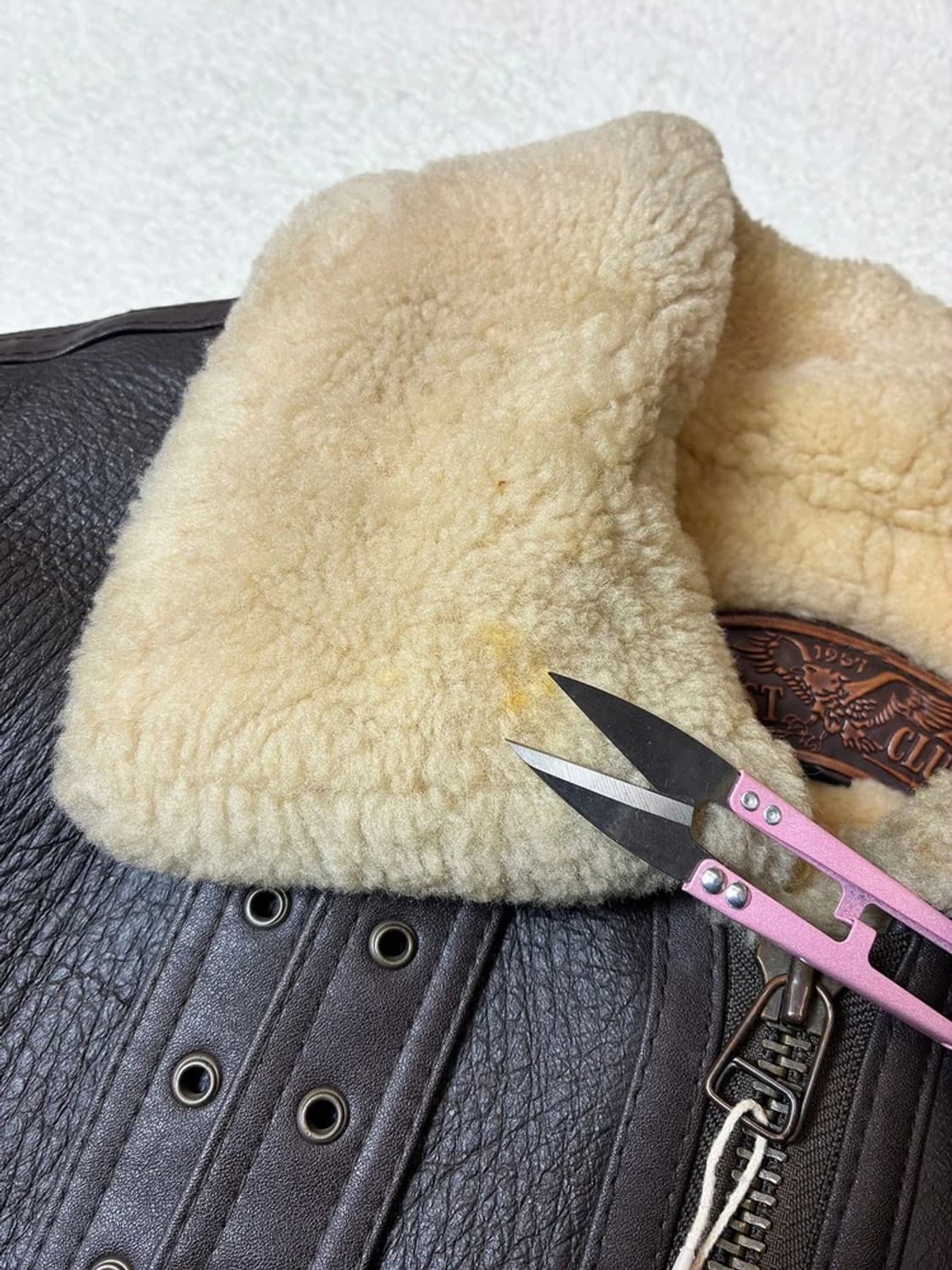 베스트클럽 90's B-3 램스킨 무스탕 자켓 PN6652    상품이미지5