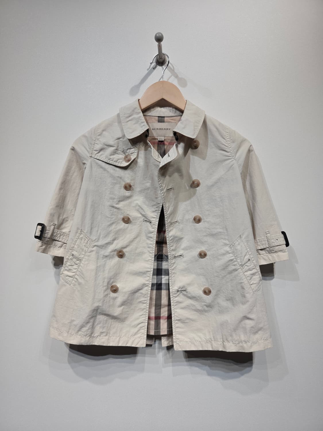 버버리 키즈 트렌치 코트 베이지_6Y 상품이미지1
