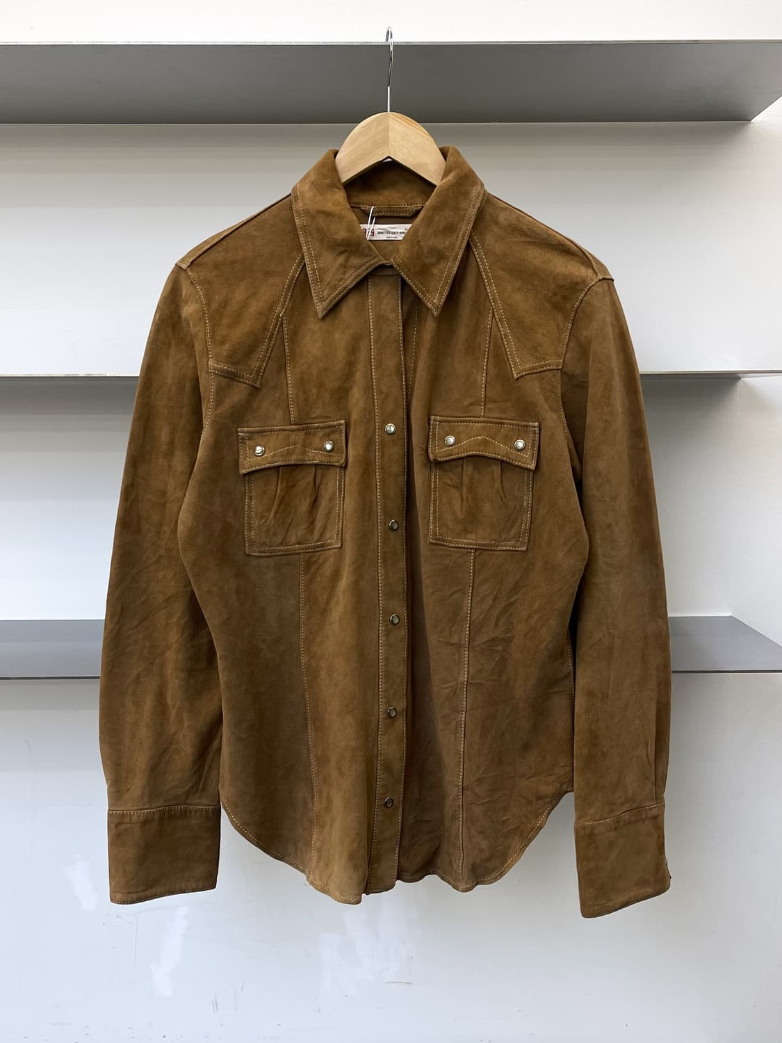 갭 투포켓 고트 레더 웨스턴 셔츠 상품이미지1