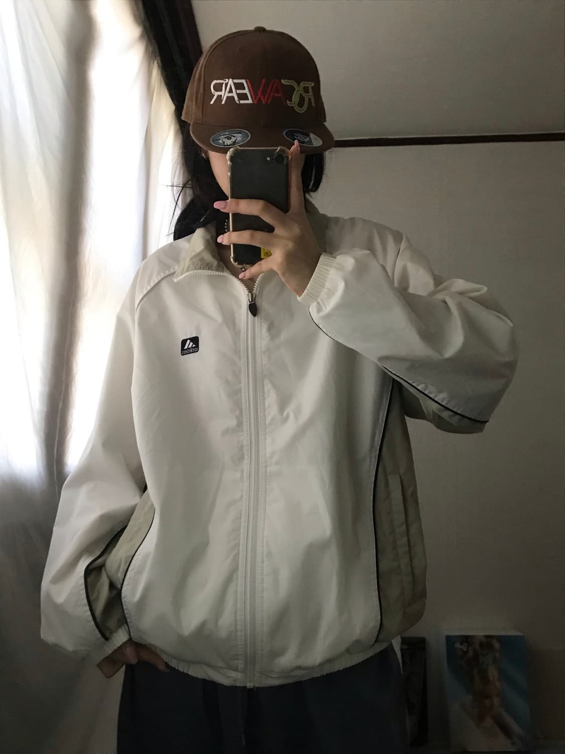 아디다스 90s 화이트 바람막이 상품이미지2