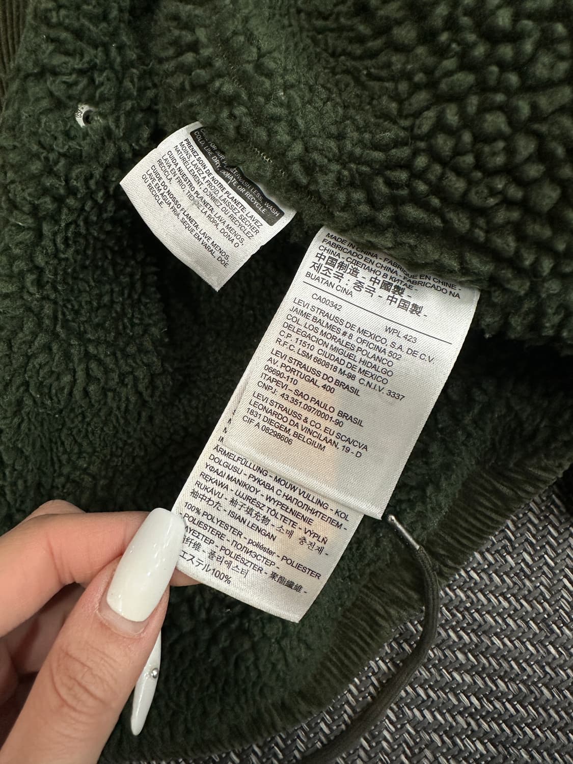 리바이스 쉐르파 코듀로이 양털 트러커 자켓 상품이미지4